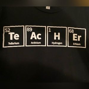 Novelty T-shirt is perfect for a science teacher